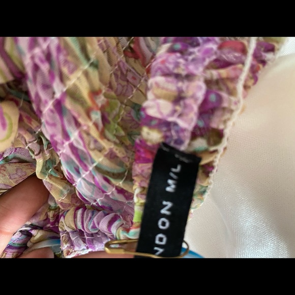 QED London high low dress purple - Picture 5 of 5